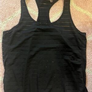 Black tank top